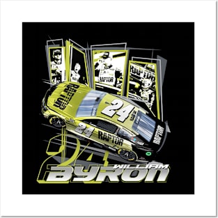 William Byron Black Car Posters and Art